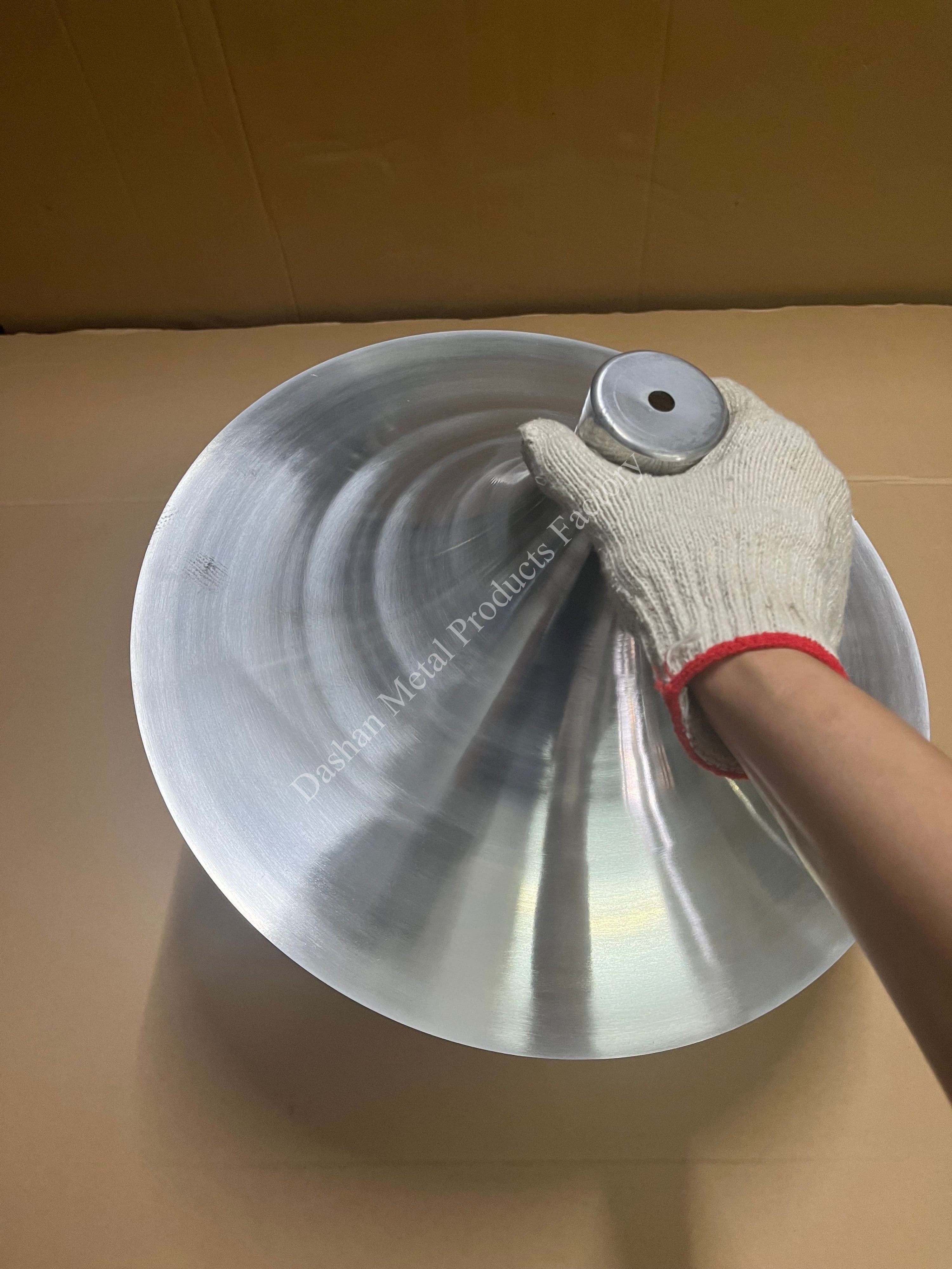 Custom Aluminum Alloy Horn-shaped Parts CNC Spinning Processing thumbnail 5